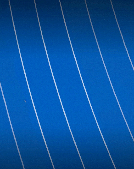 Blue abstract lines, animated